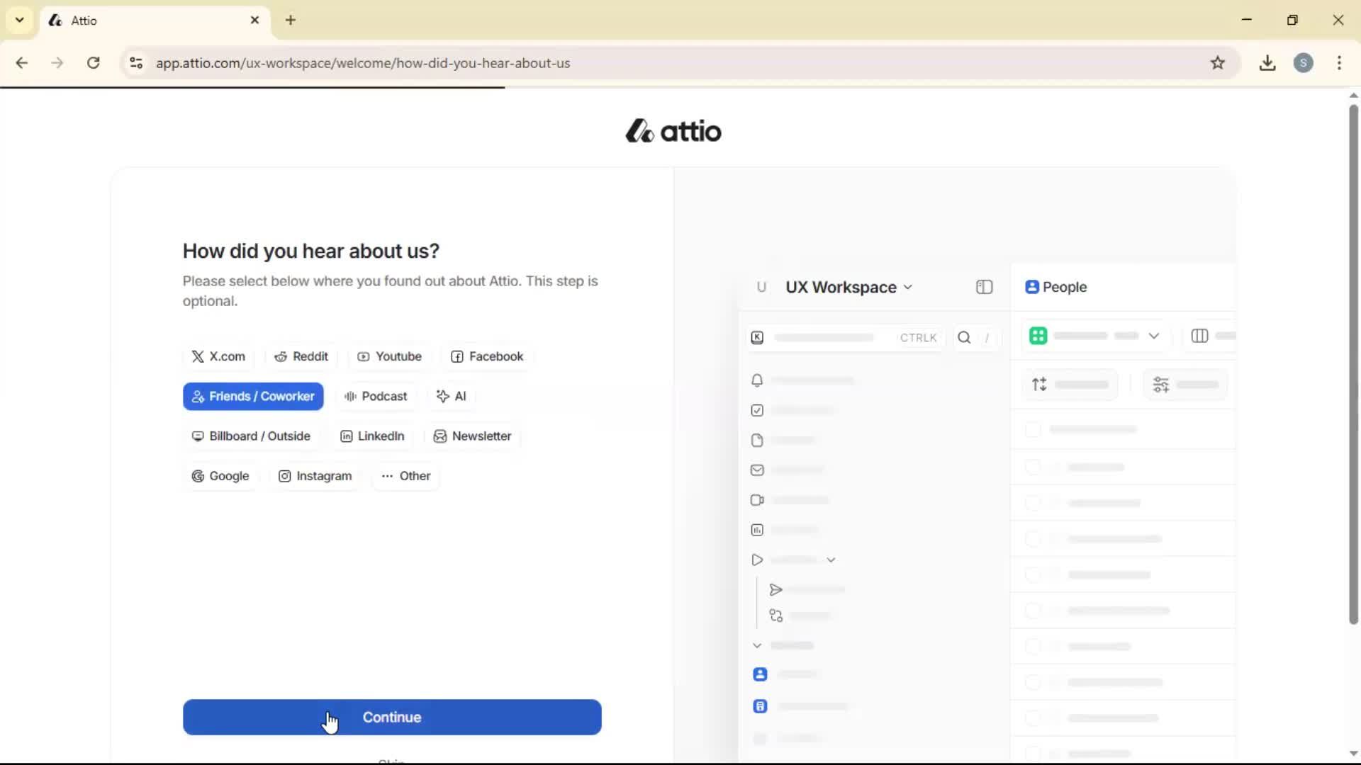 Creating a workspace screenshot