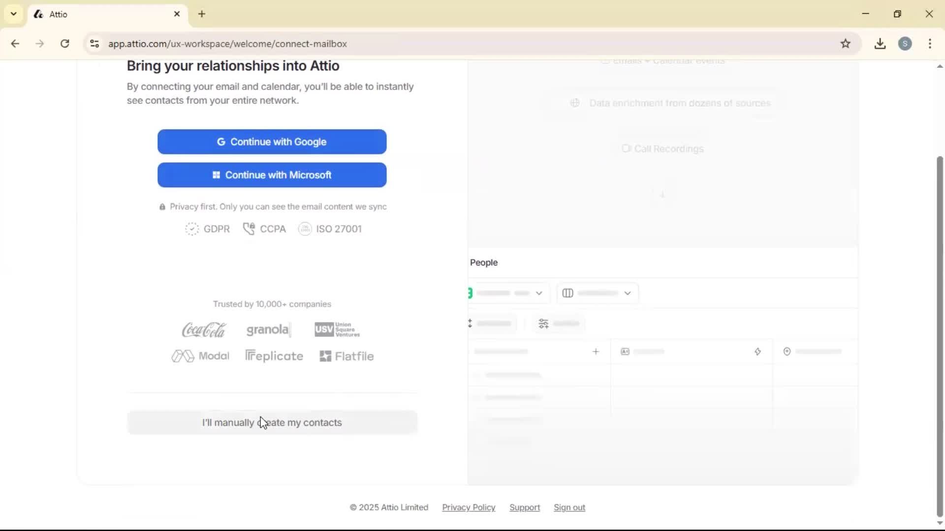 Creating a workspace screenshot