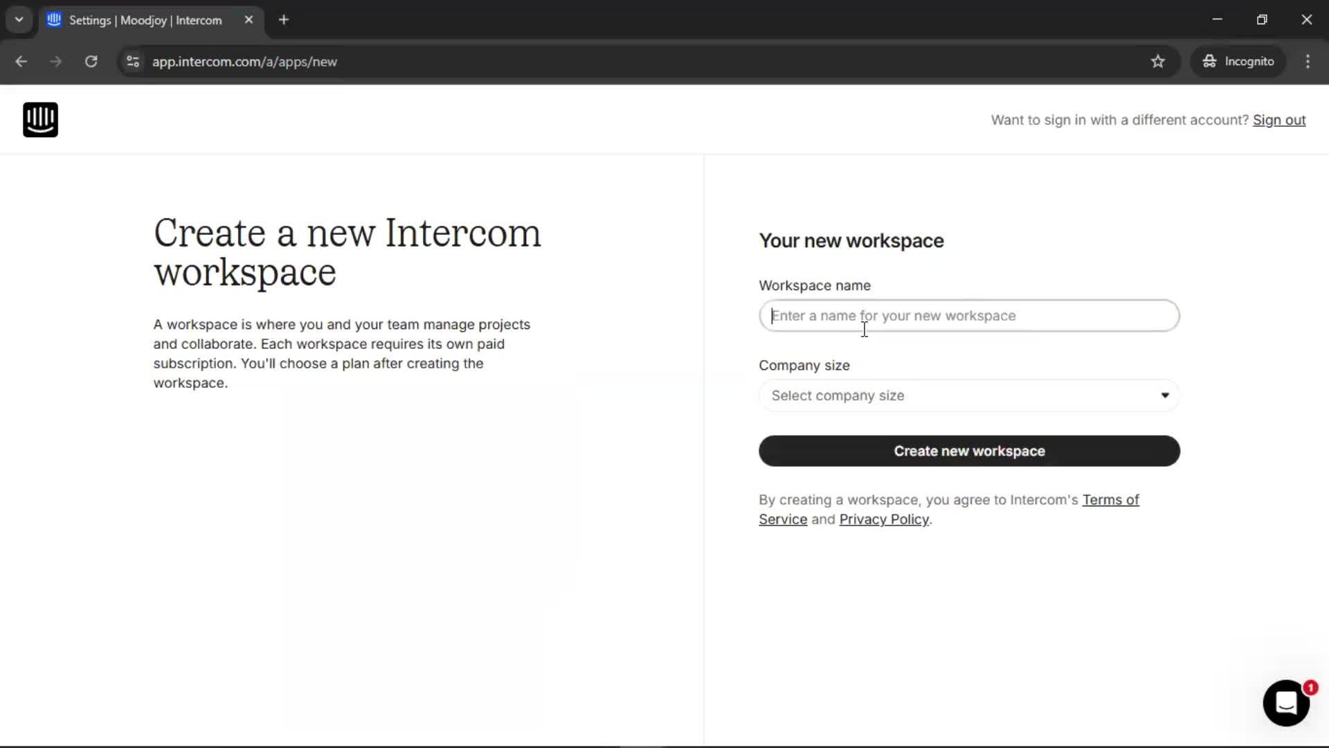 Creating a workspace screenshot