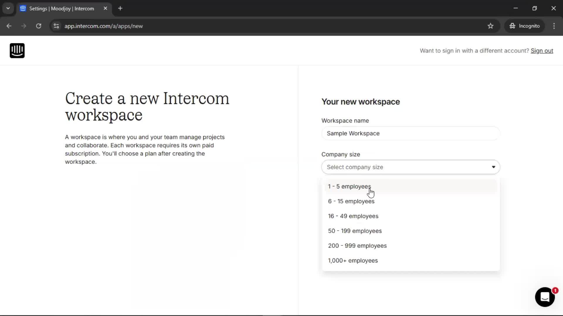 Creating a workspace screenshot