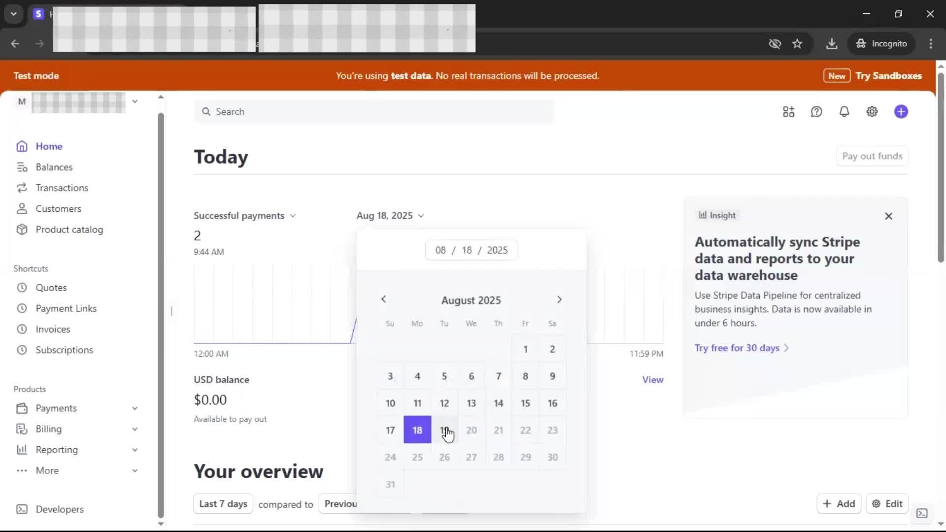 Analytics/Stats screenshot
