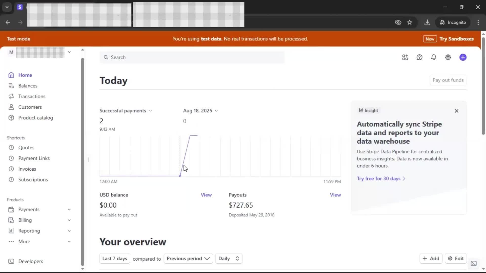 Analytics/Stats screenshot