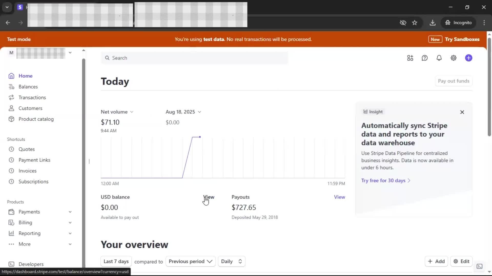Analytics/Stats screenshot