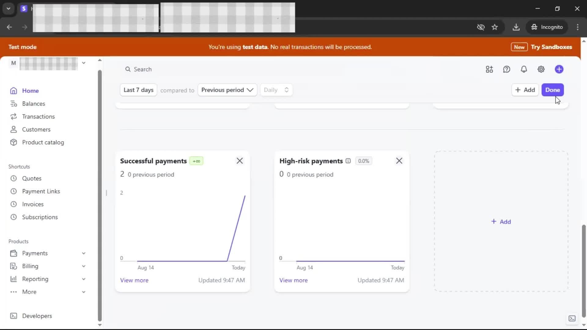 Analytics/Stats screenshot