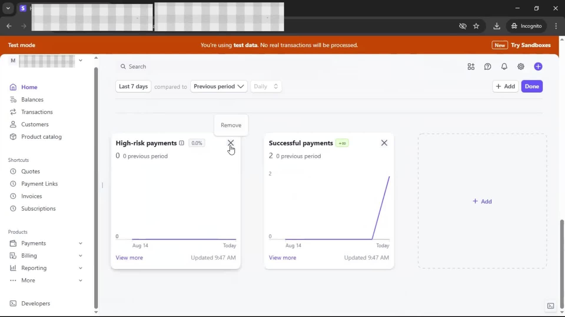 Analytics/Stats screenshot