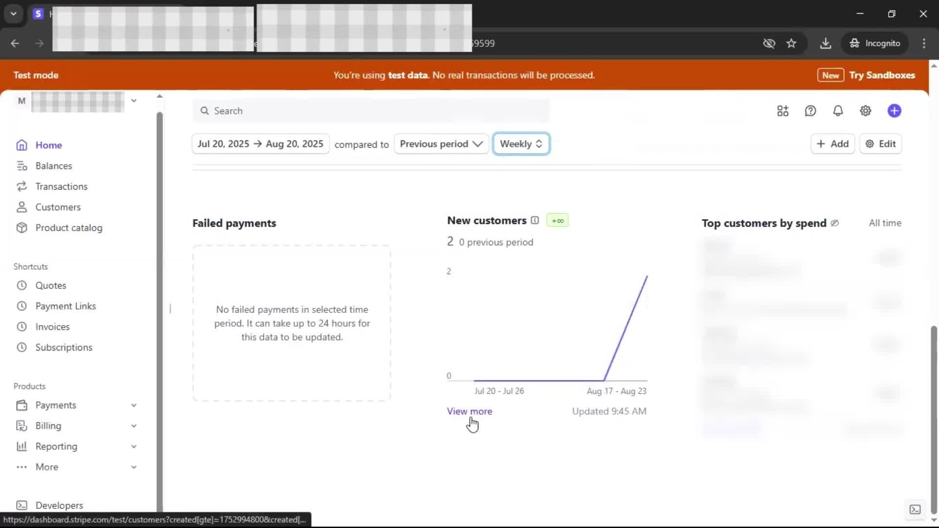 Analytics/Stats screenshot