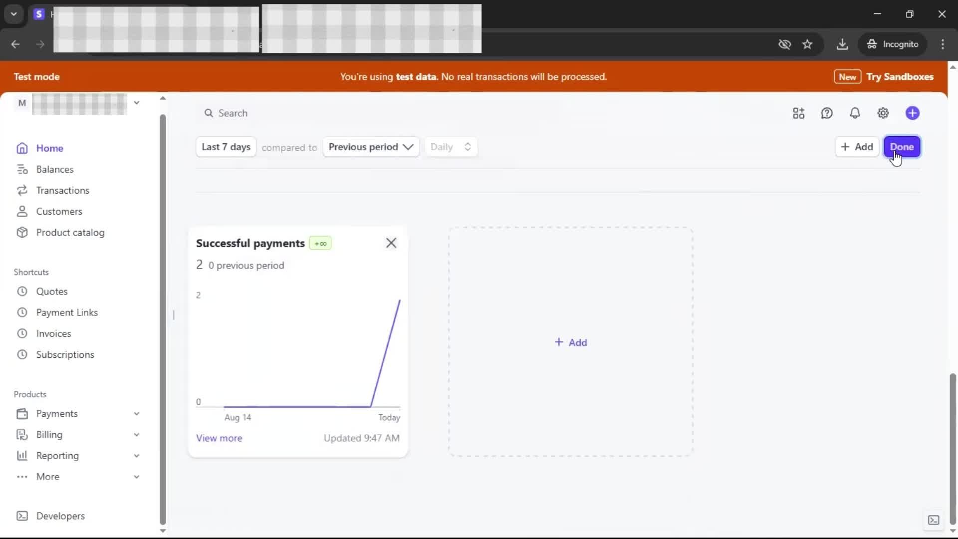 Analytics/Stats screenshot