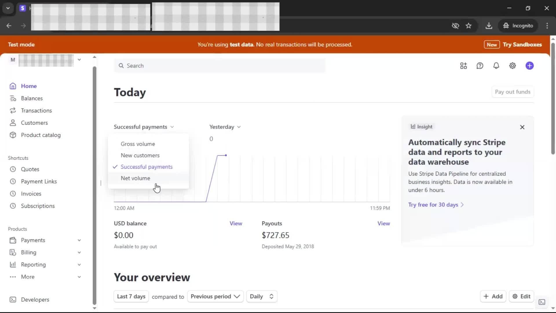 Analytics/Stats screenshot