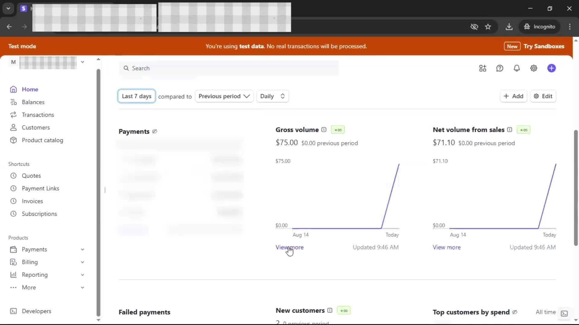 Analytics/Stats screenshot