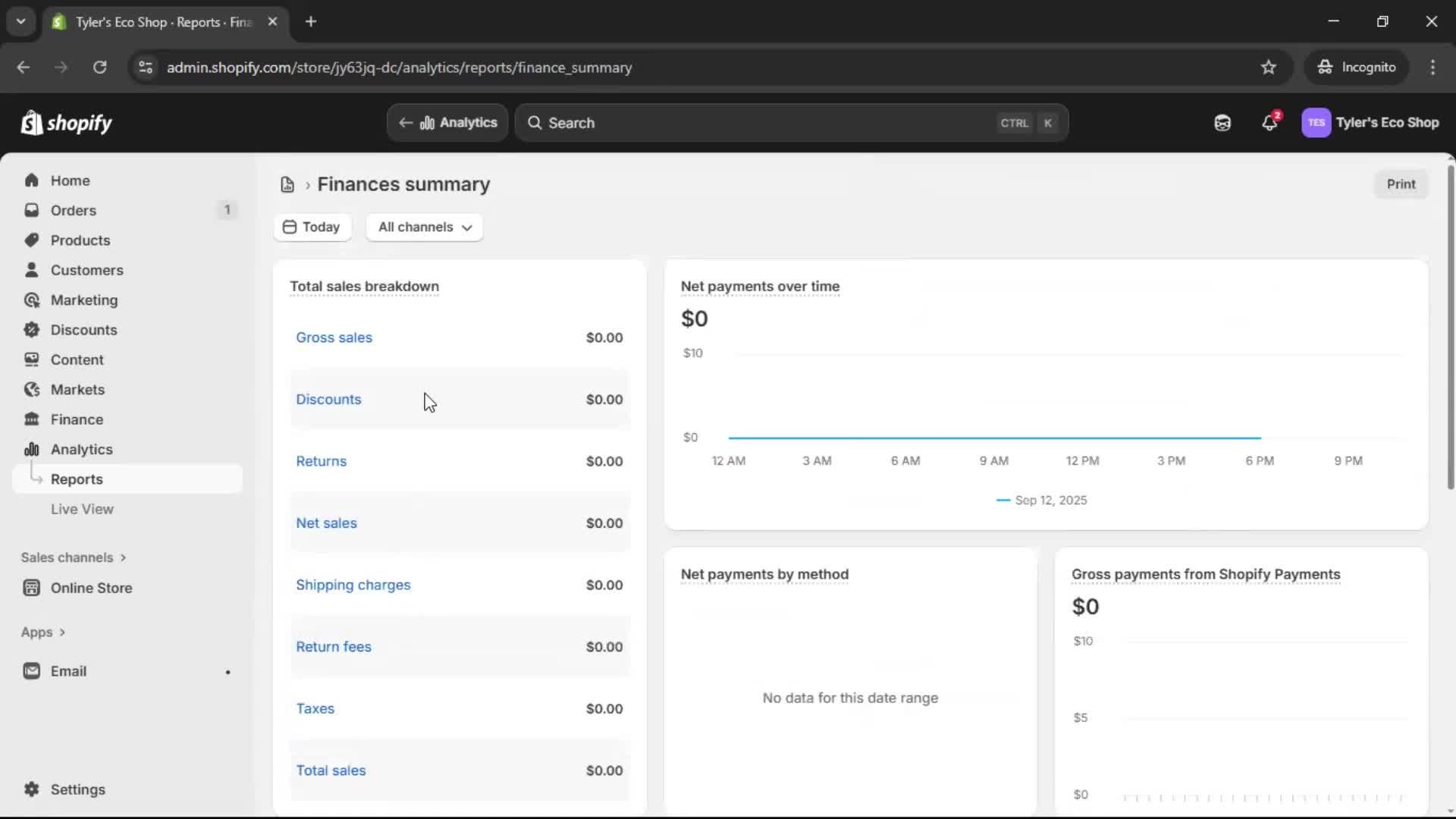 Analytics/Stats screenshot