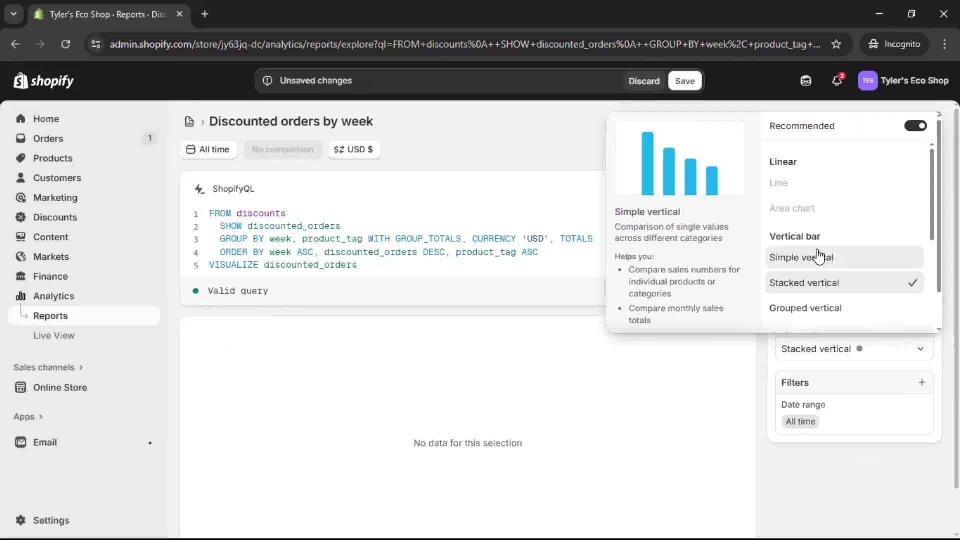 Analytics/Stats screenshot