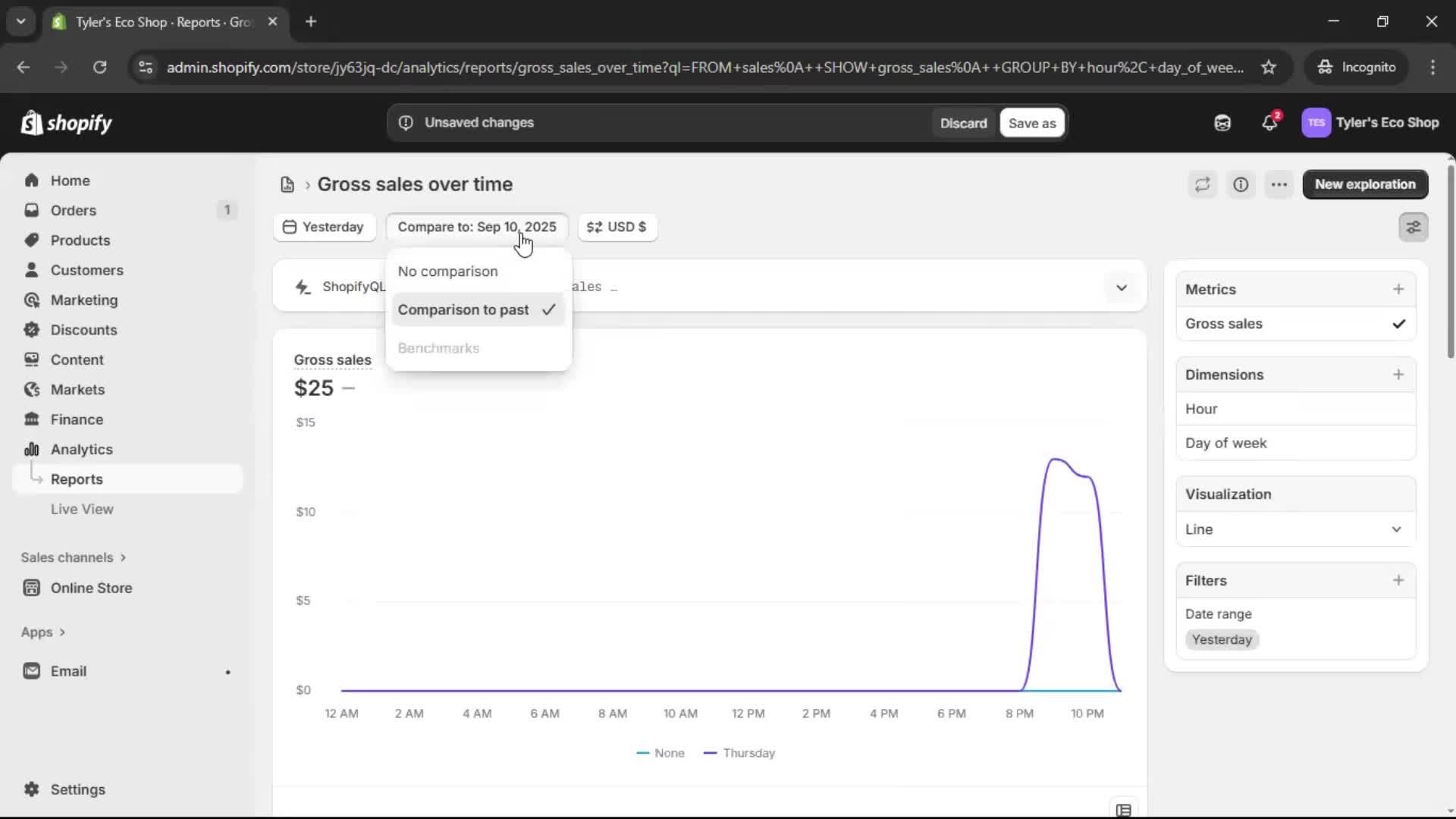 Analytics/Stats screenshot