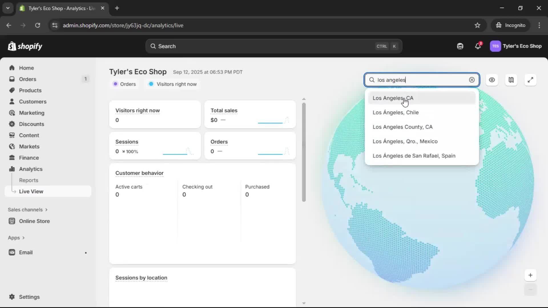 Analytics/Stats screenshot