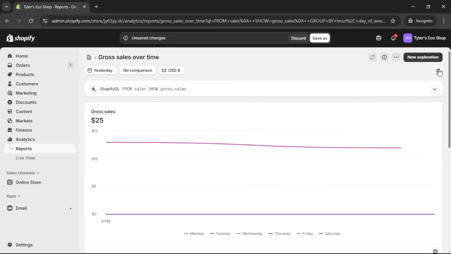 Analytics/Stats screenshot