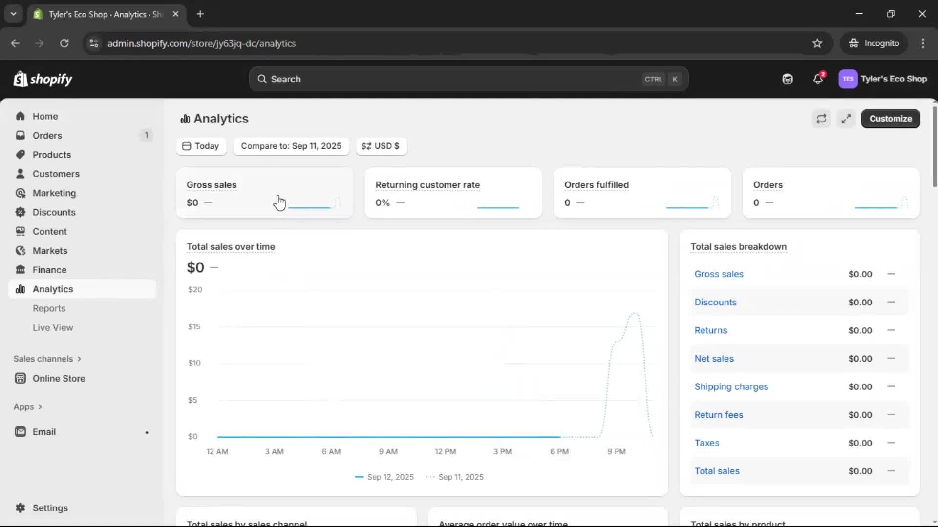Analytics/Stats on Shopify video thumbnail