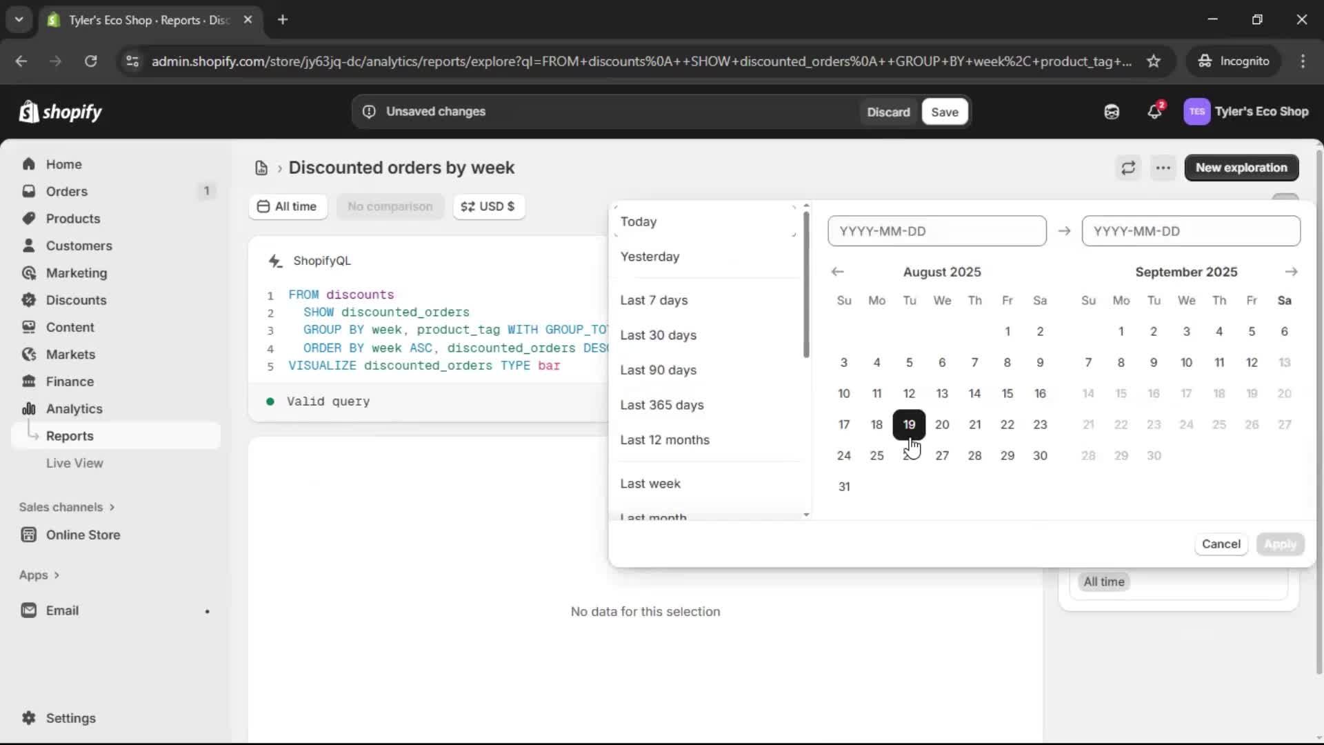 Analytics/Stats on Shopify video thumbnail