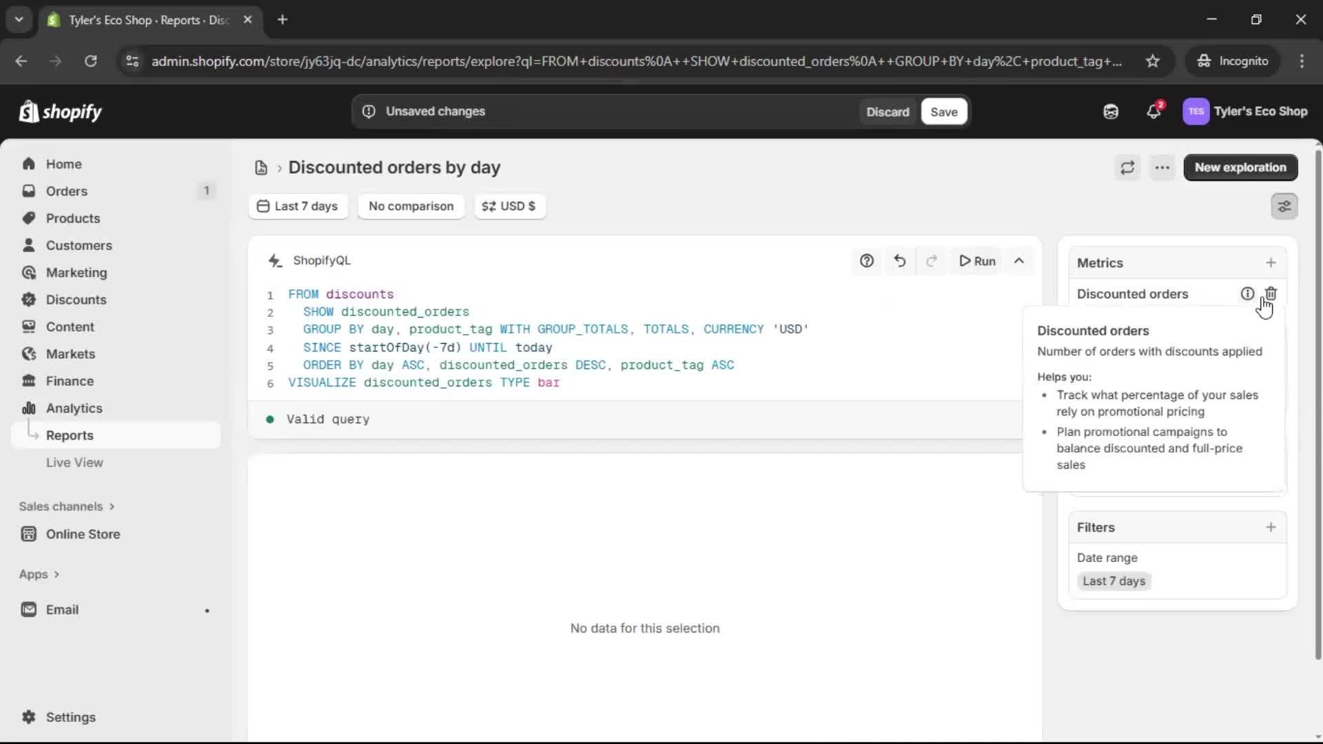 Analytics/Stats screenshot