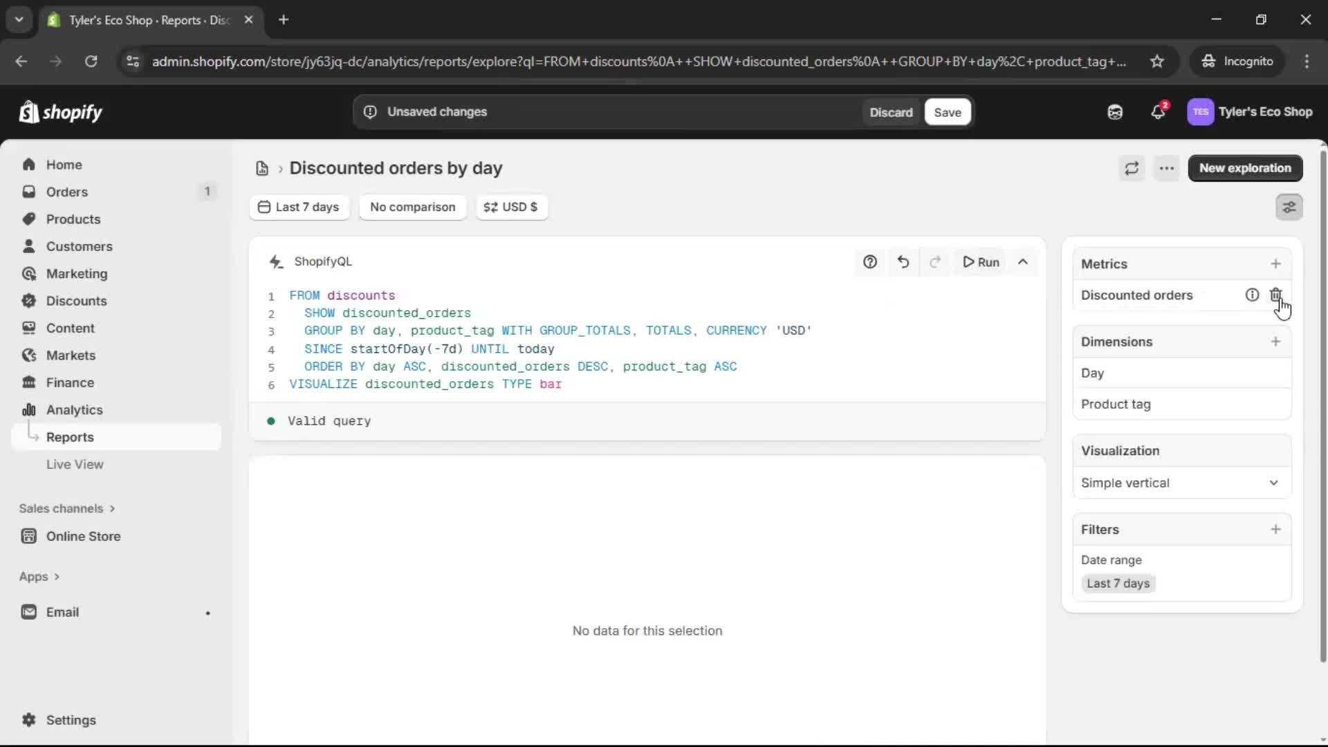 Analytics/Stats screenshot