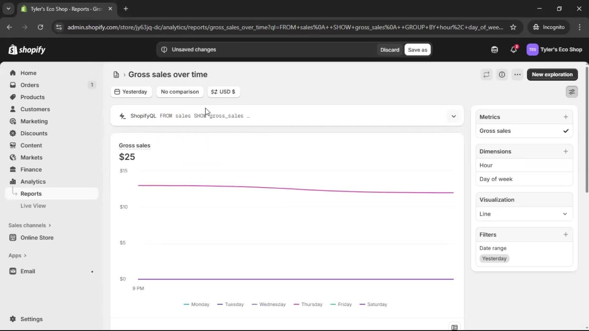 Analytics/Stats screenshot