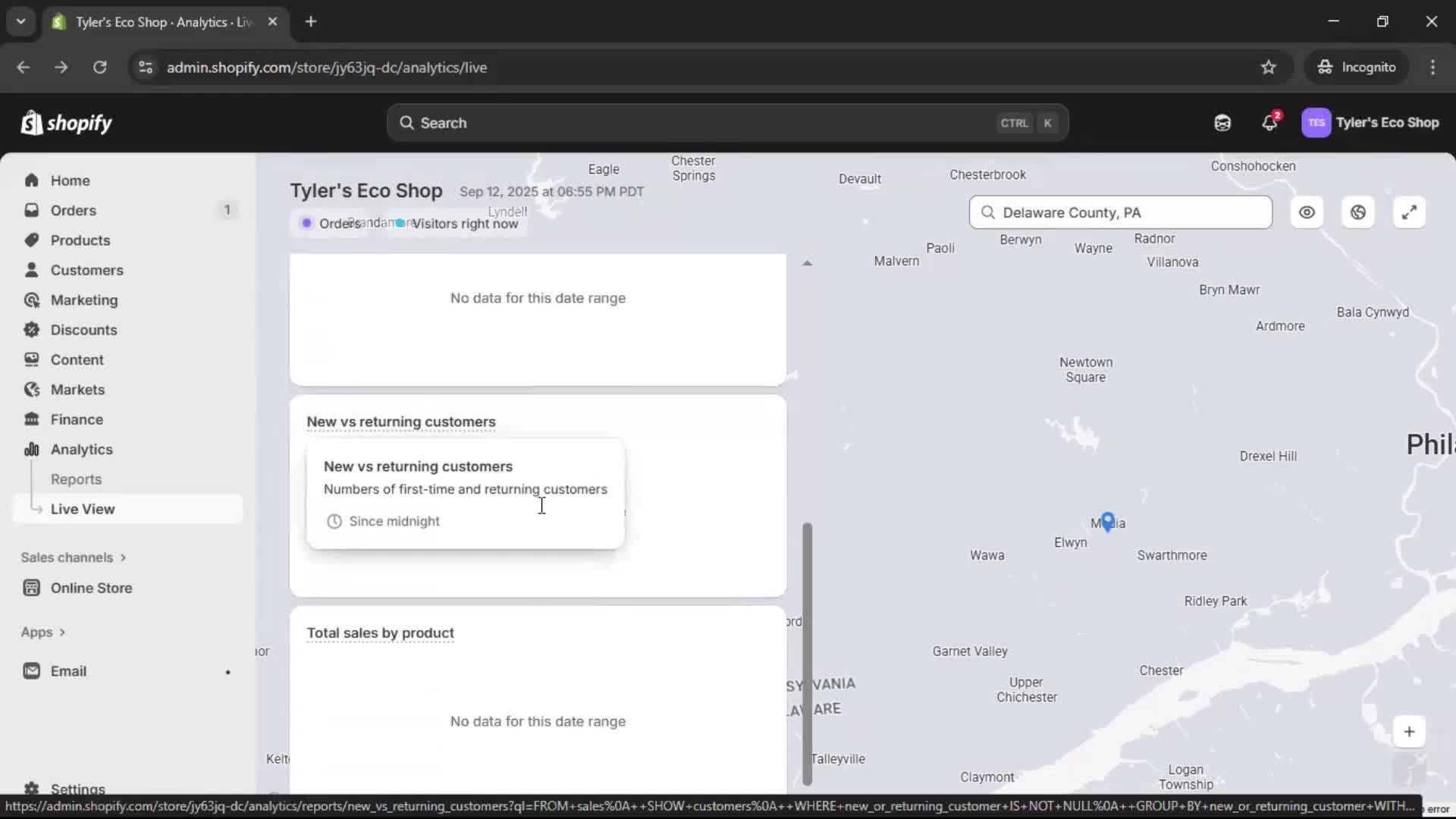 Analytics/Stats screenshot