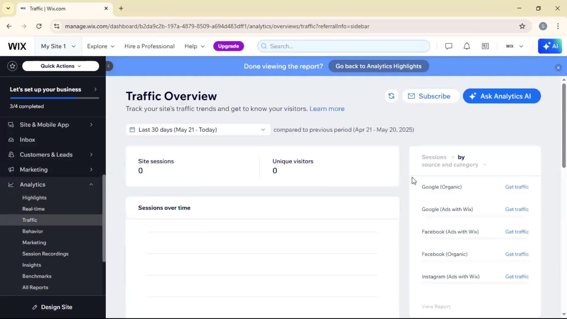 Analytics/Stats on Wix video thumbnail
