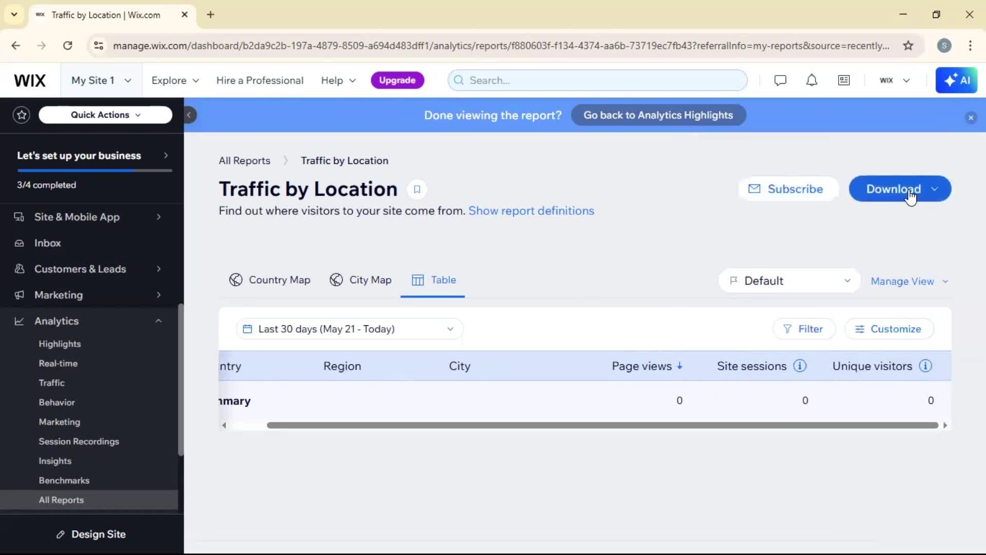 Analytics/Stats on Wix video thumbnail