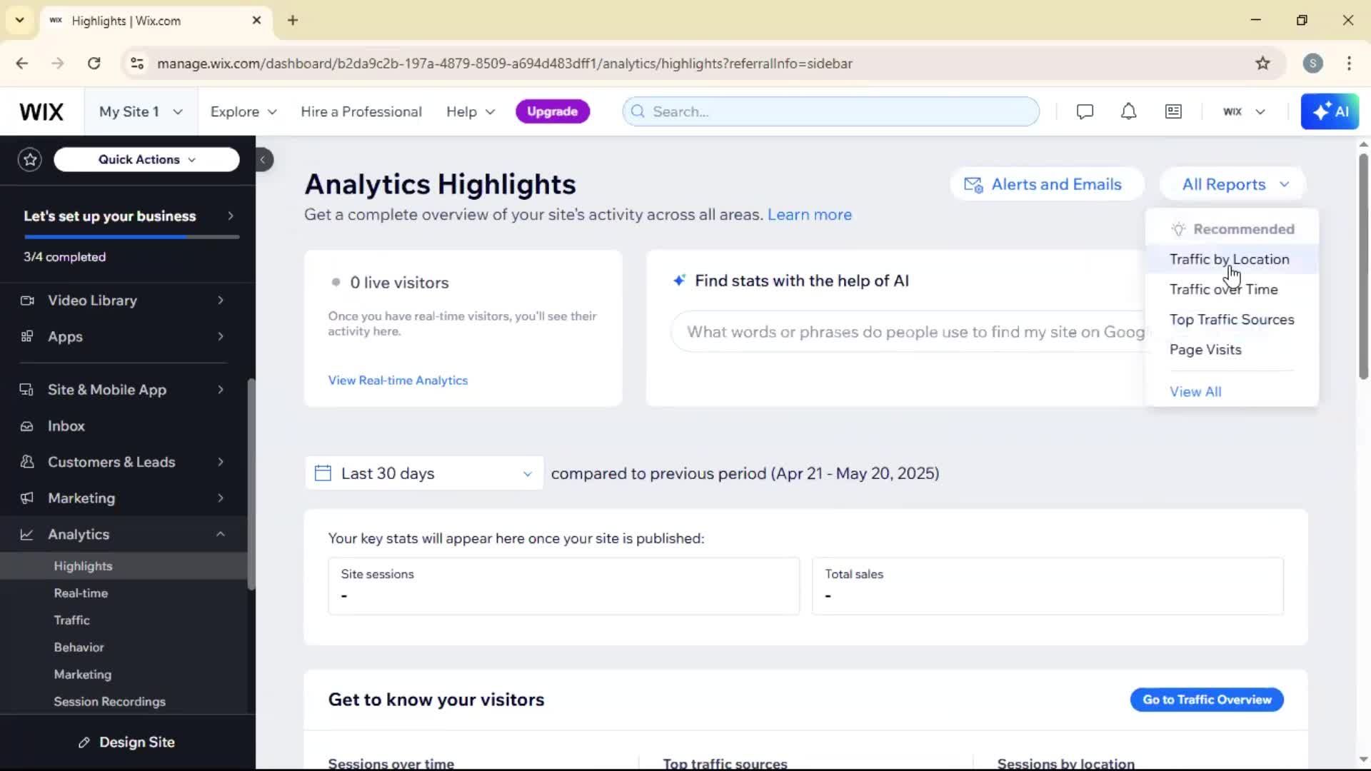 Analytics/Stats screenshot