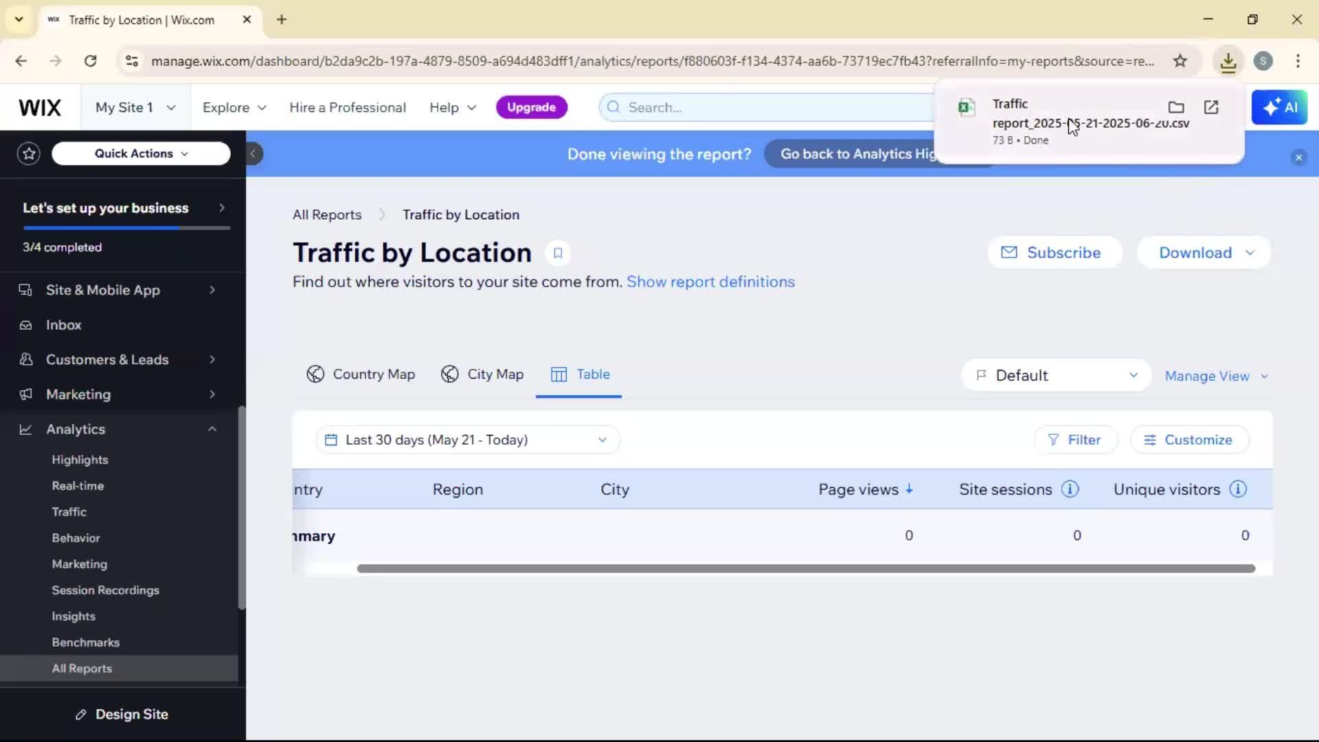 Analytics/Stats on Wix video thumbnail