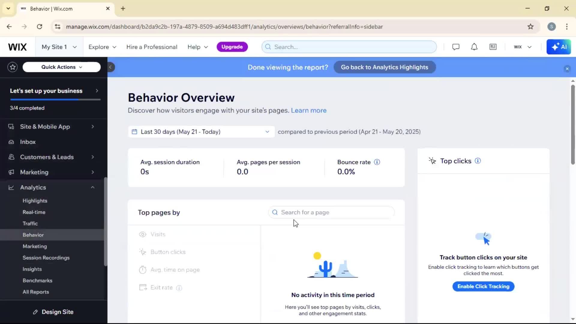Analytics/Stats screenshot