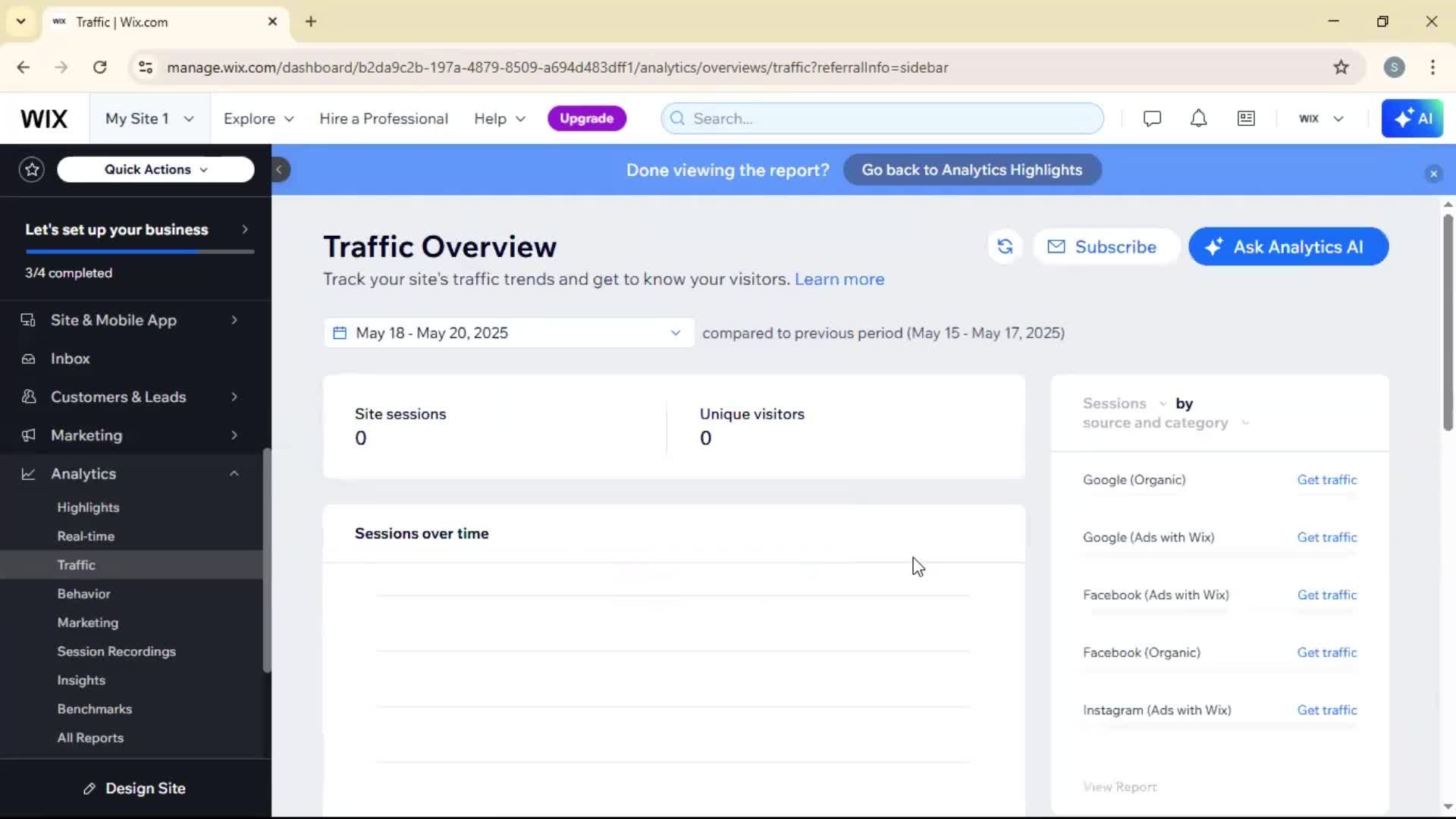 Analytics/Stats on Wix video thumbnail