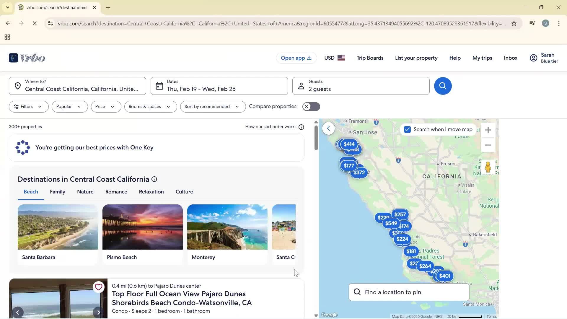 Booking a hotel screenshot