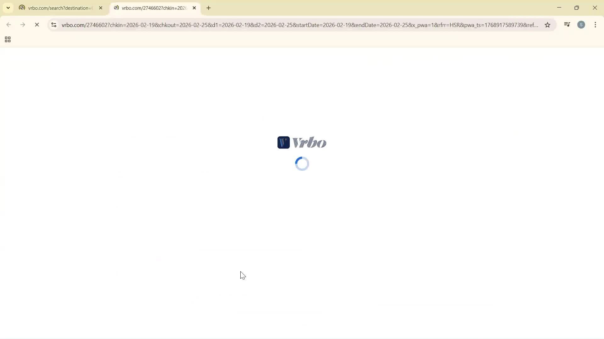 Booking a hotel screenshot