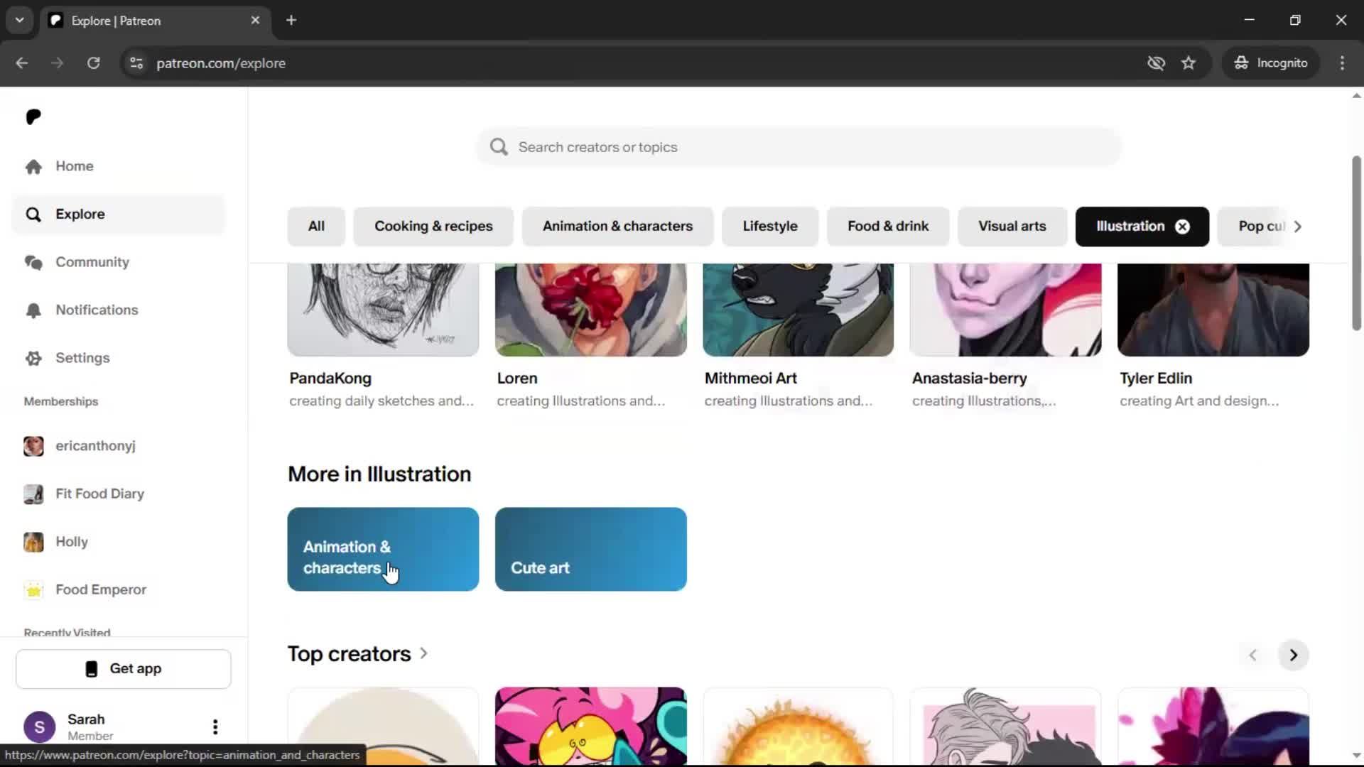 Blocking a user screenshot