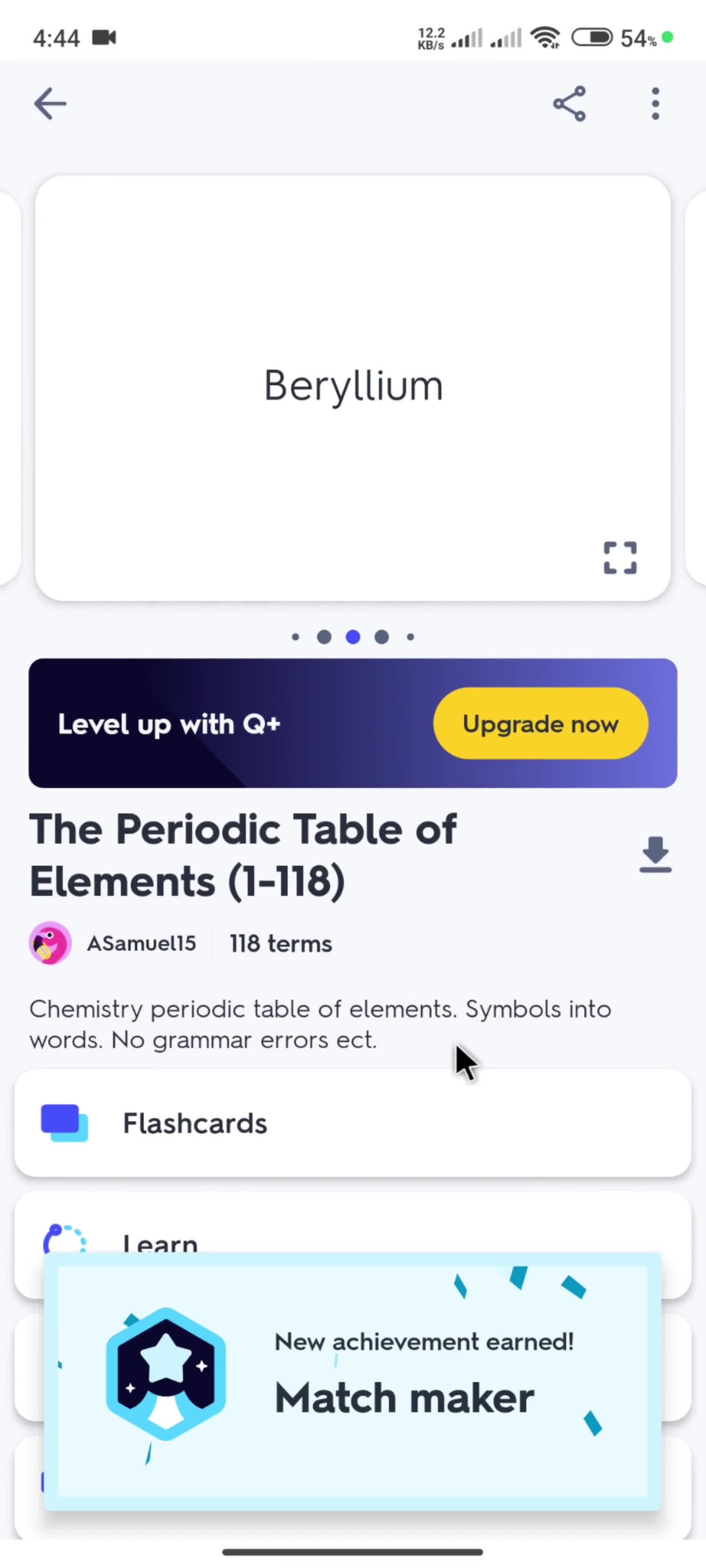 Browsing by subjects on Quizlet video thumbnail