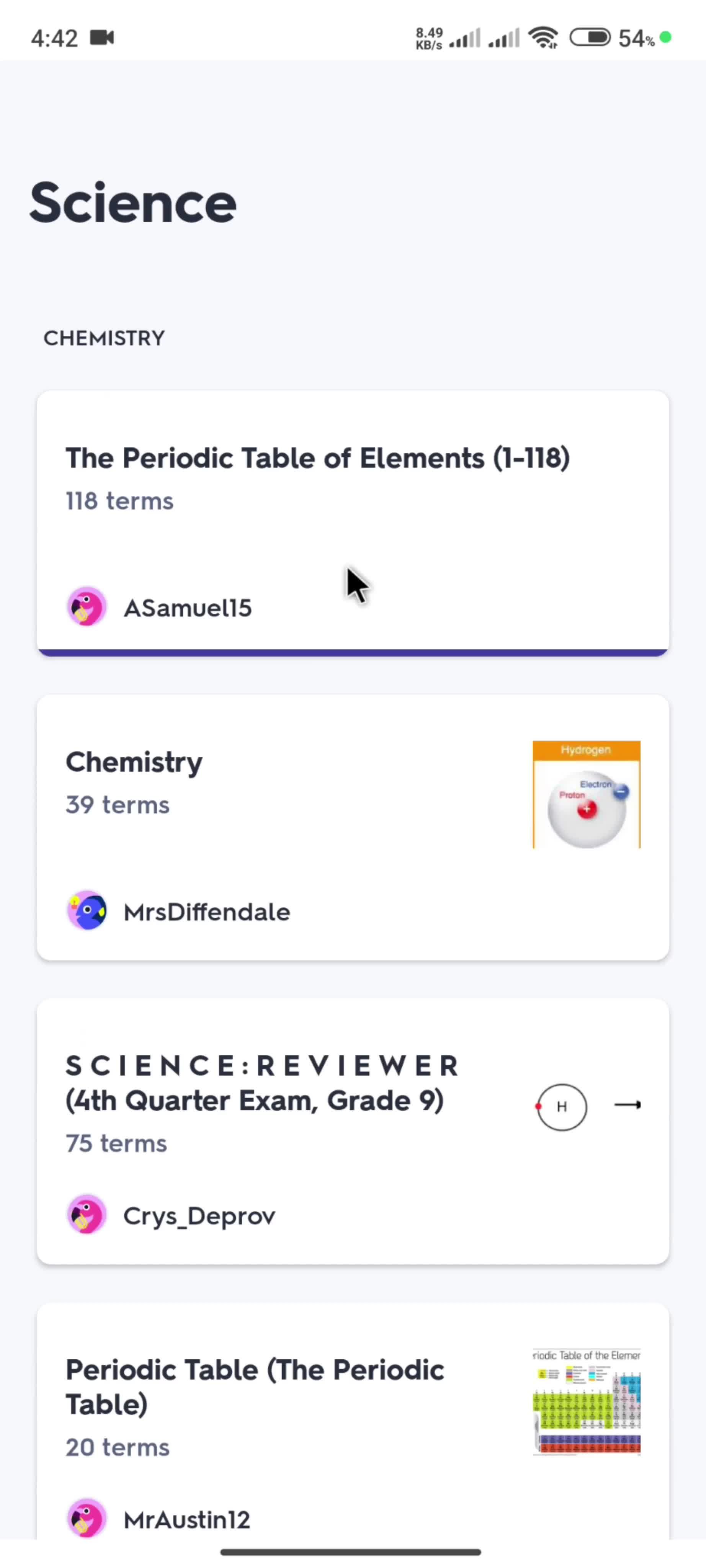 Browsing by subjects on Quizlet video thumbnail