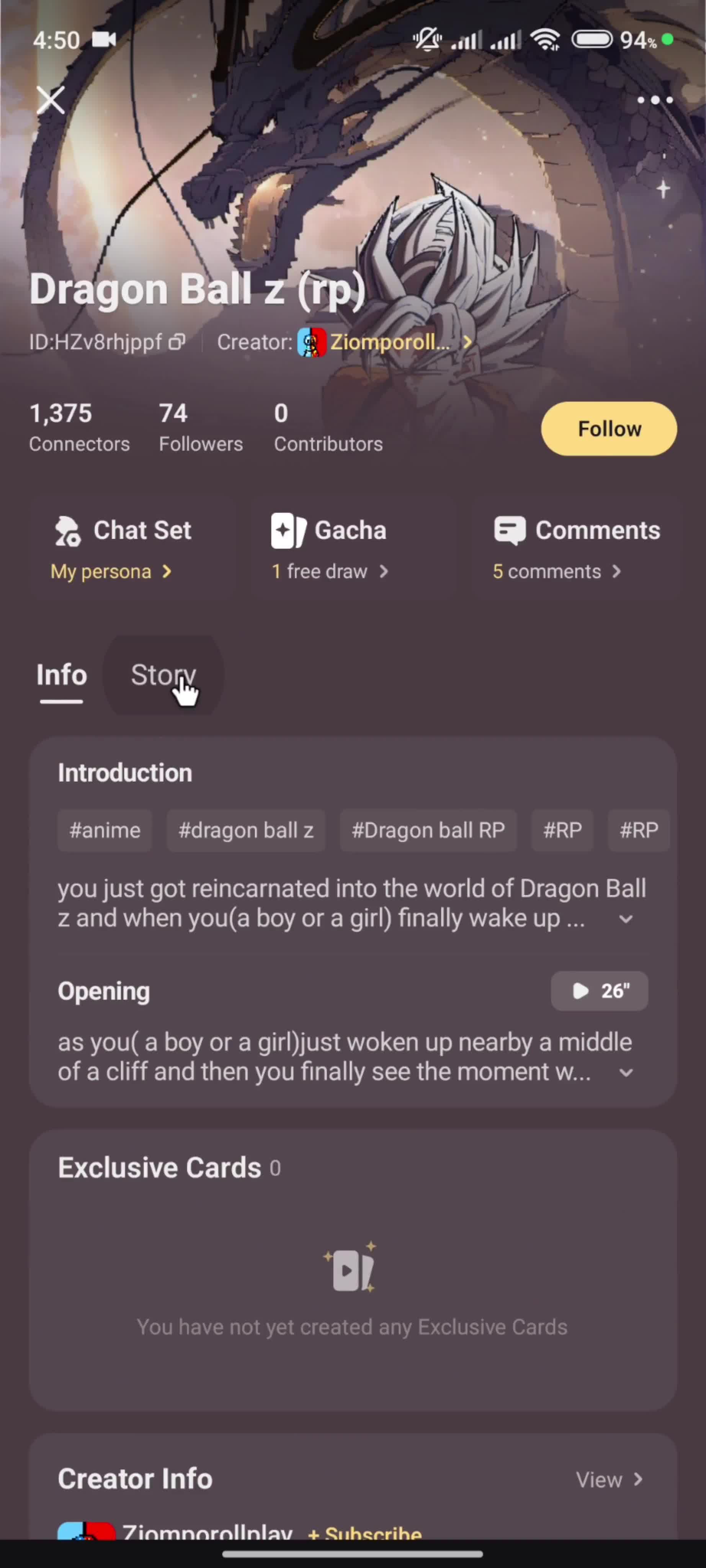 Discovering content screenshot