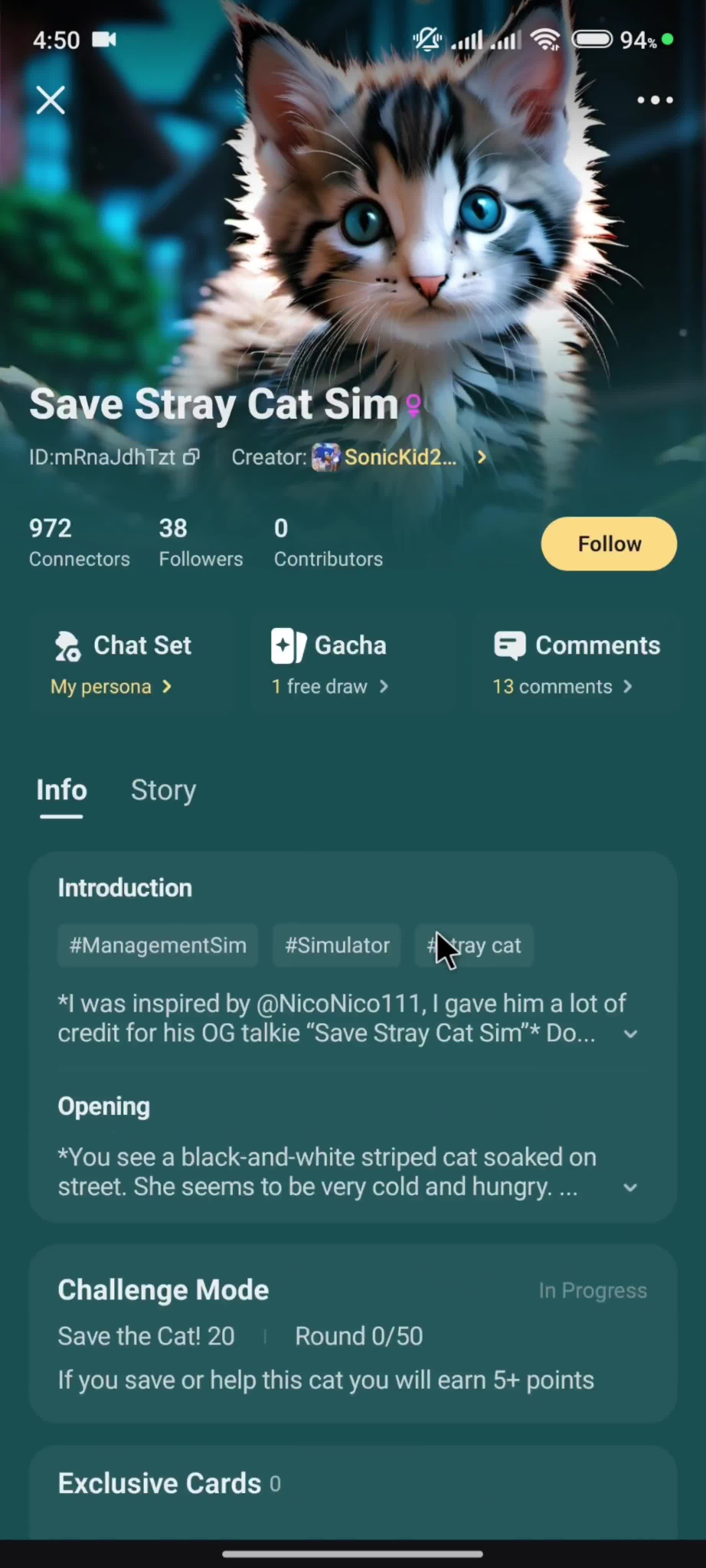 Discovering content screenshot