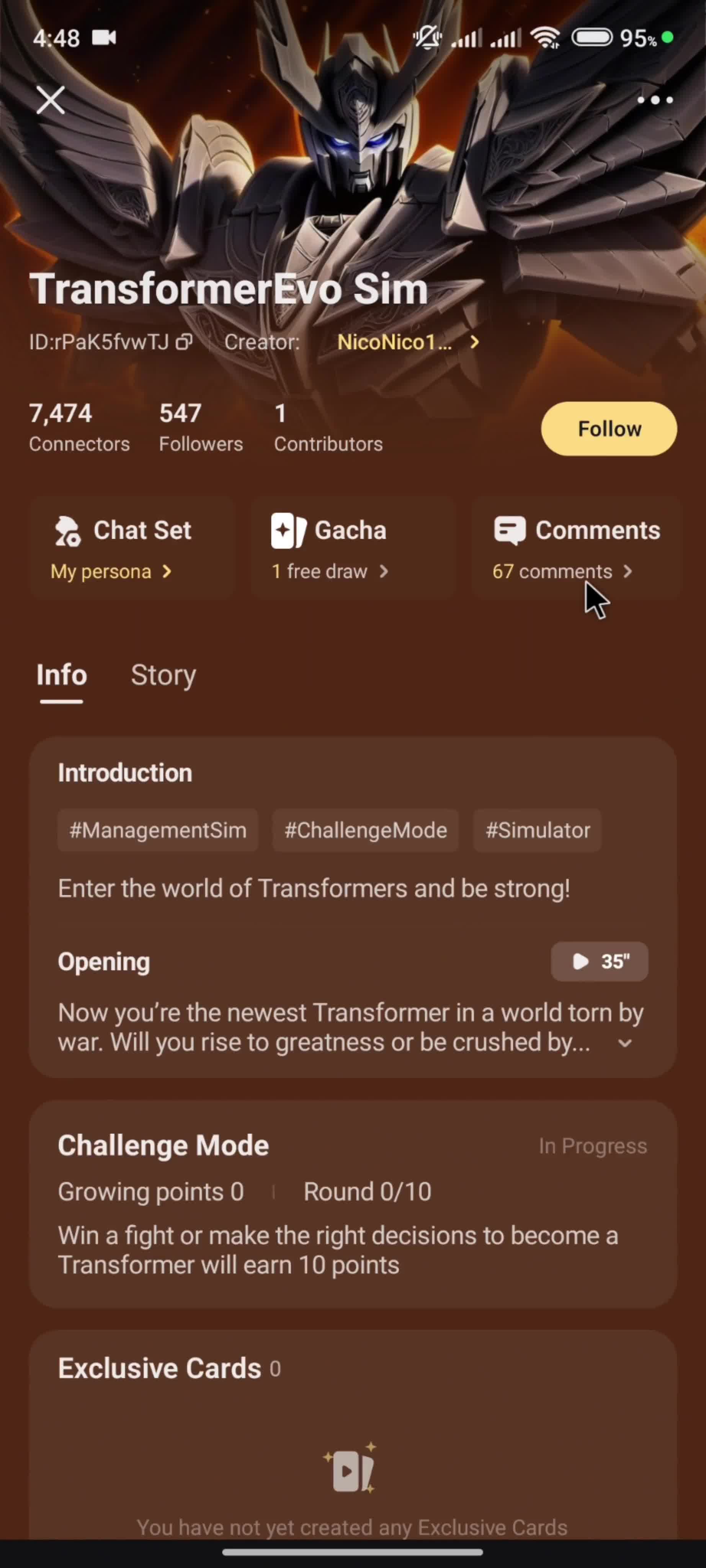 Discovering content screenshot