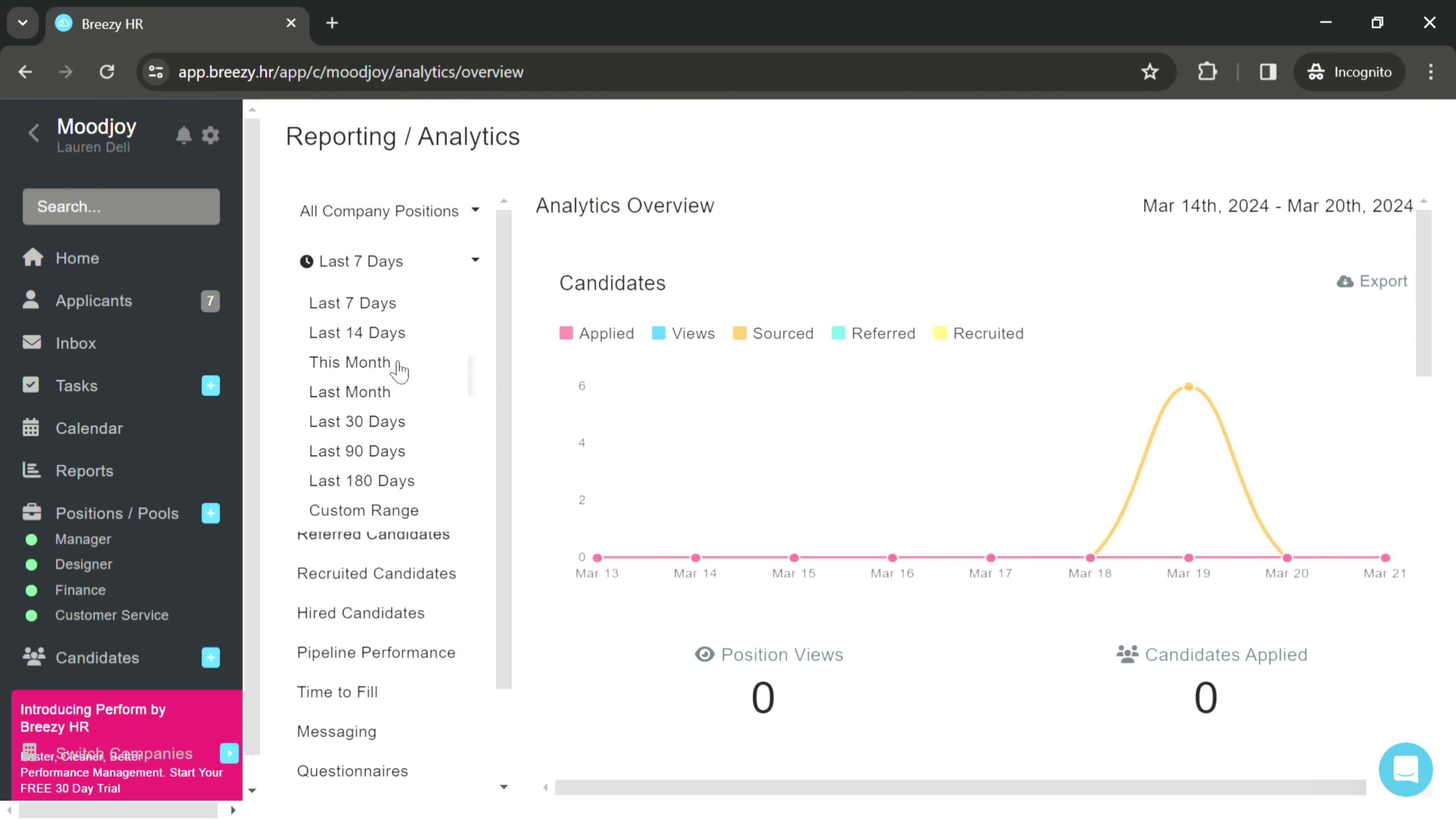 Analytics/Stats on Breezy HR video thumbnail