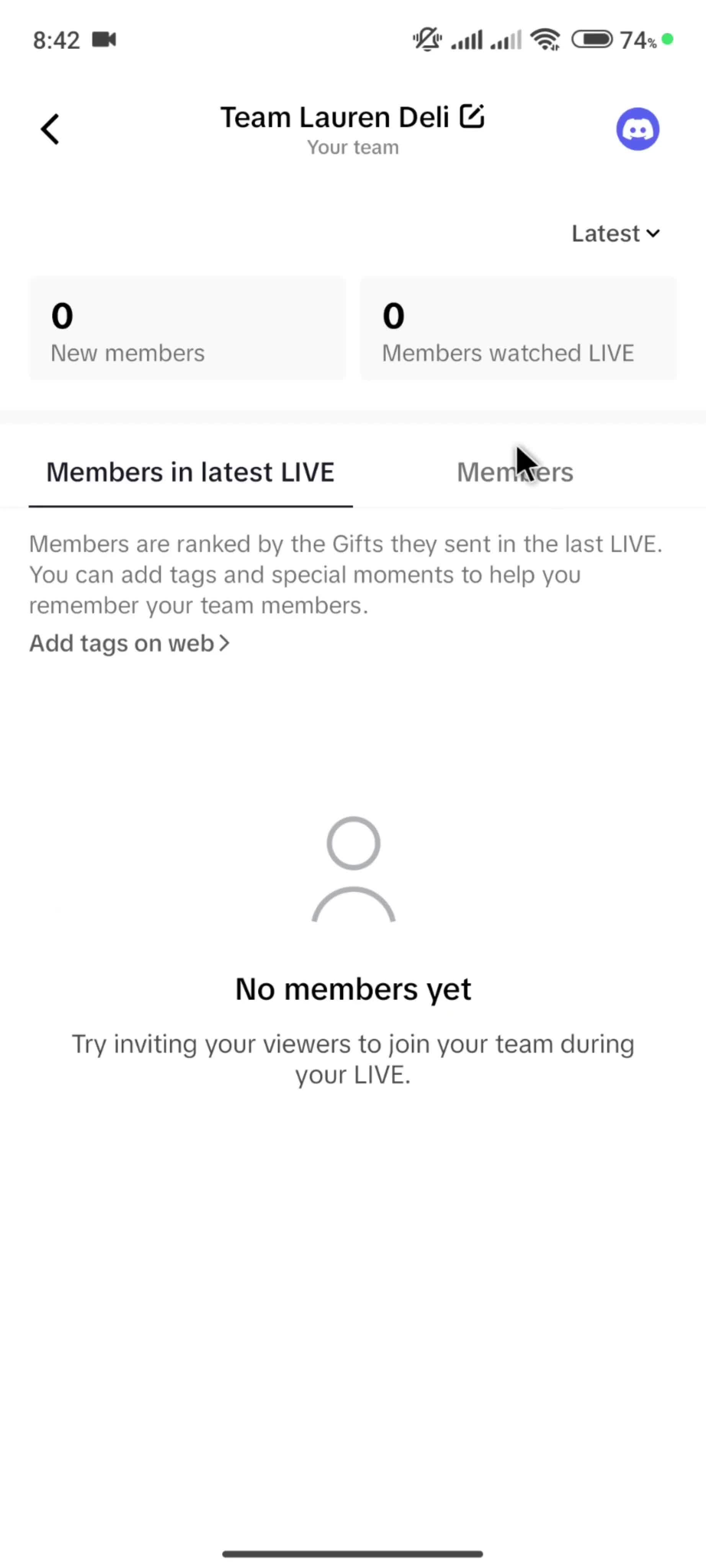 Browsing Tiktok studio screenshot