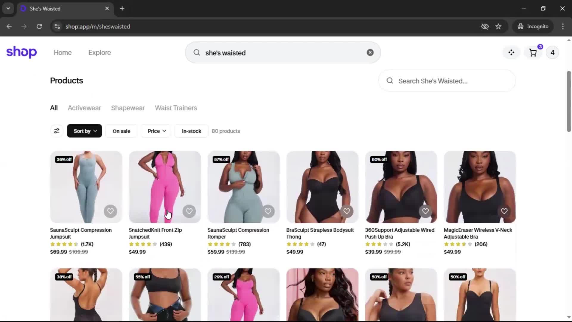 Buying something screenshot