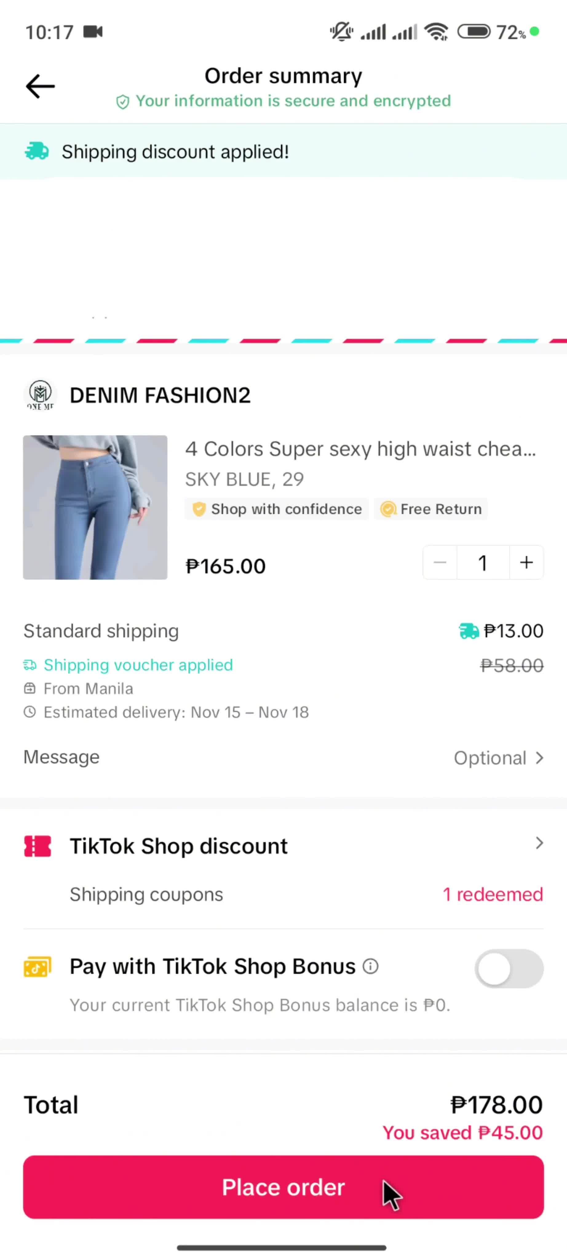 Buying something on TikTok video thumbnail