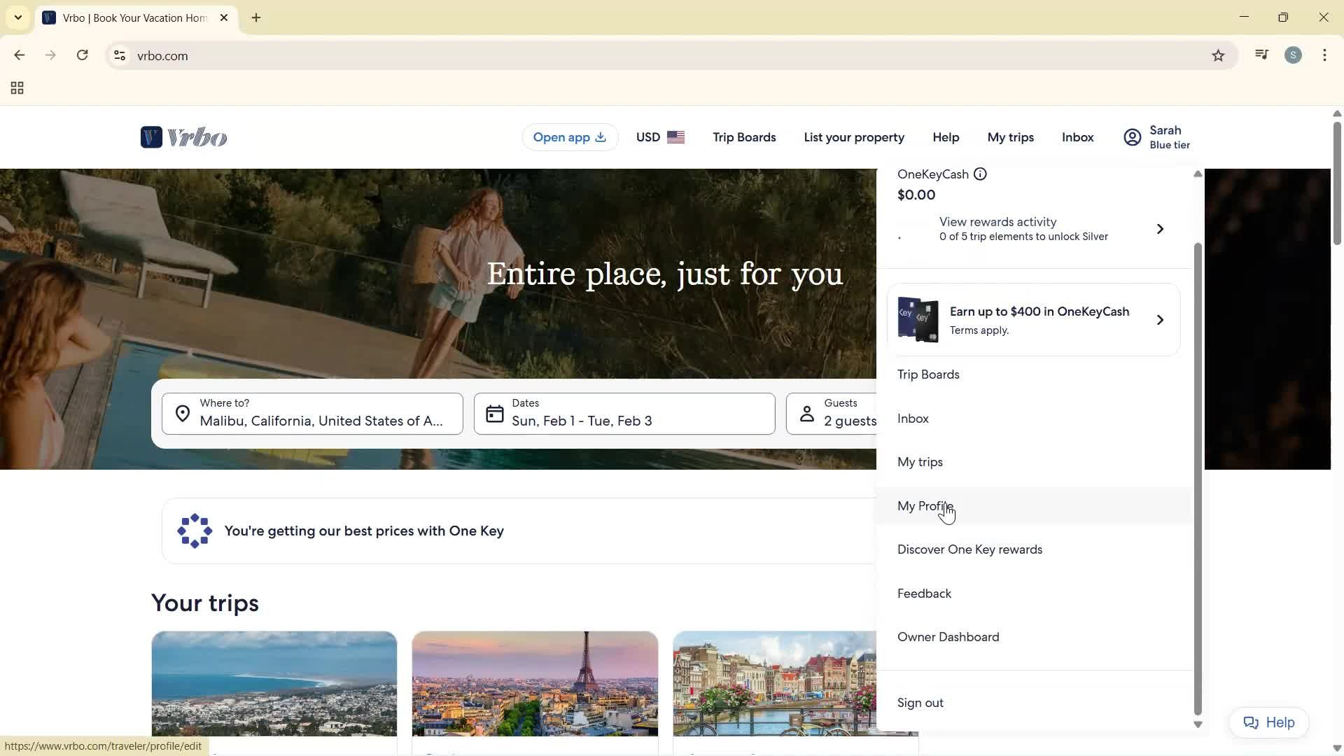 Communication settings screenshot