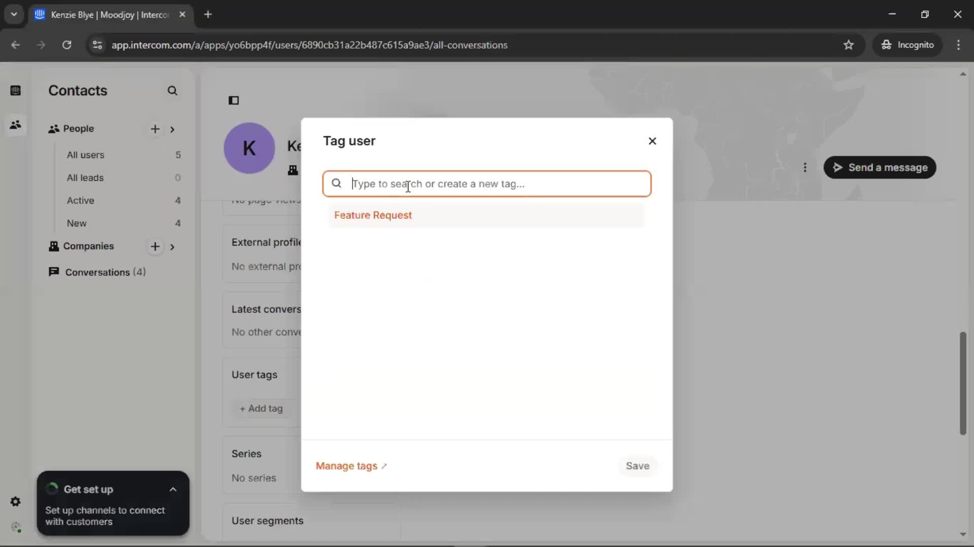 CRM screenshot