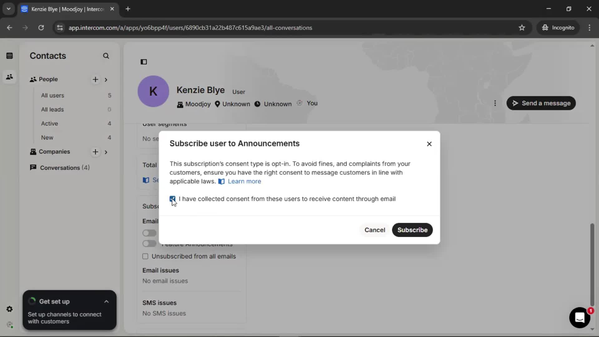 CRM screenshot