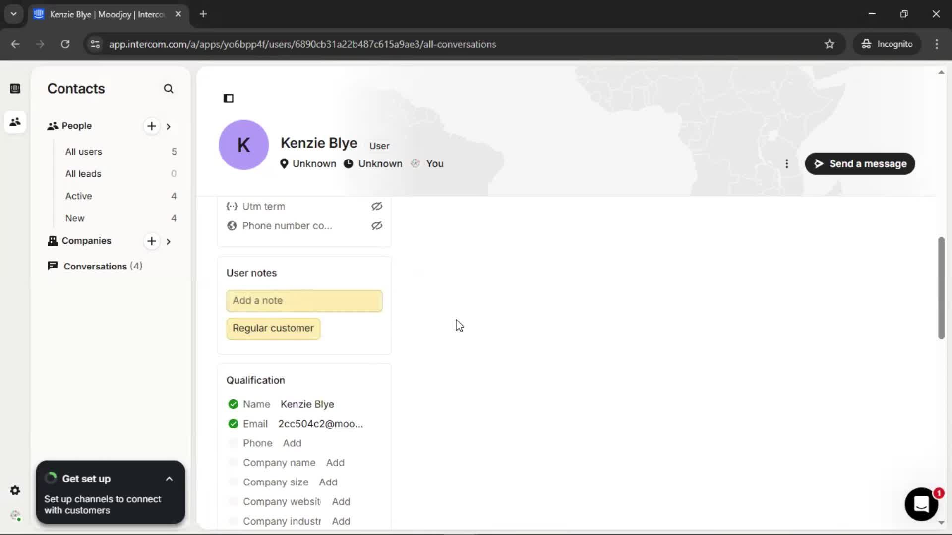 CRM screenshot