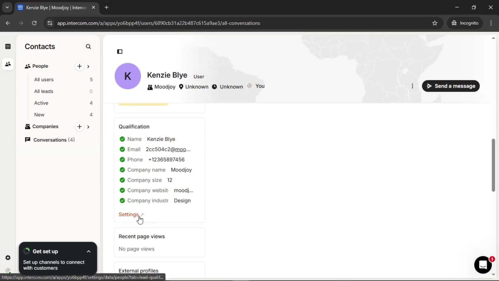 CRM screenshot