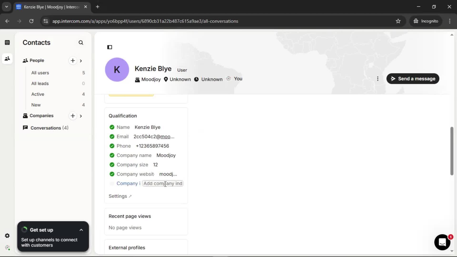 CRM screenshot