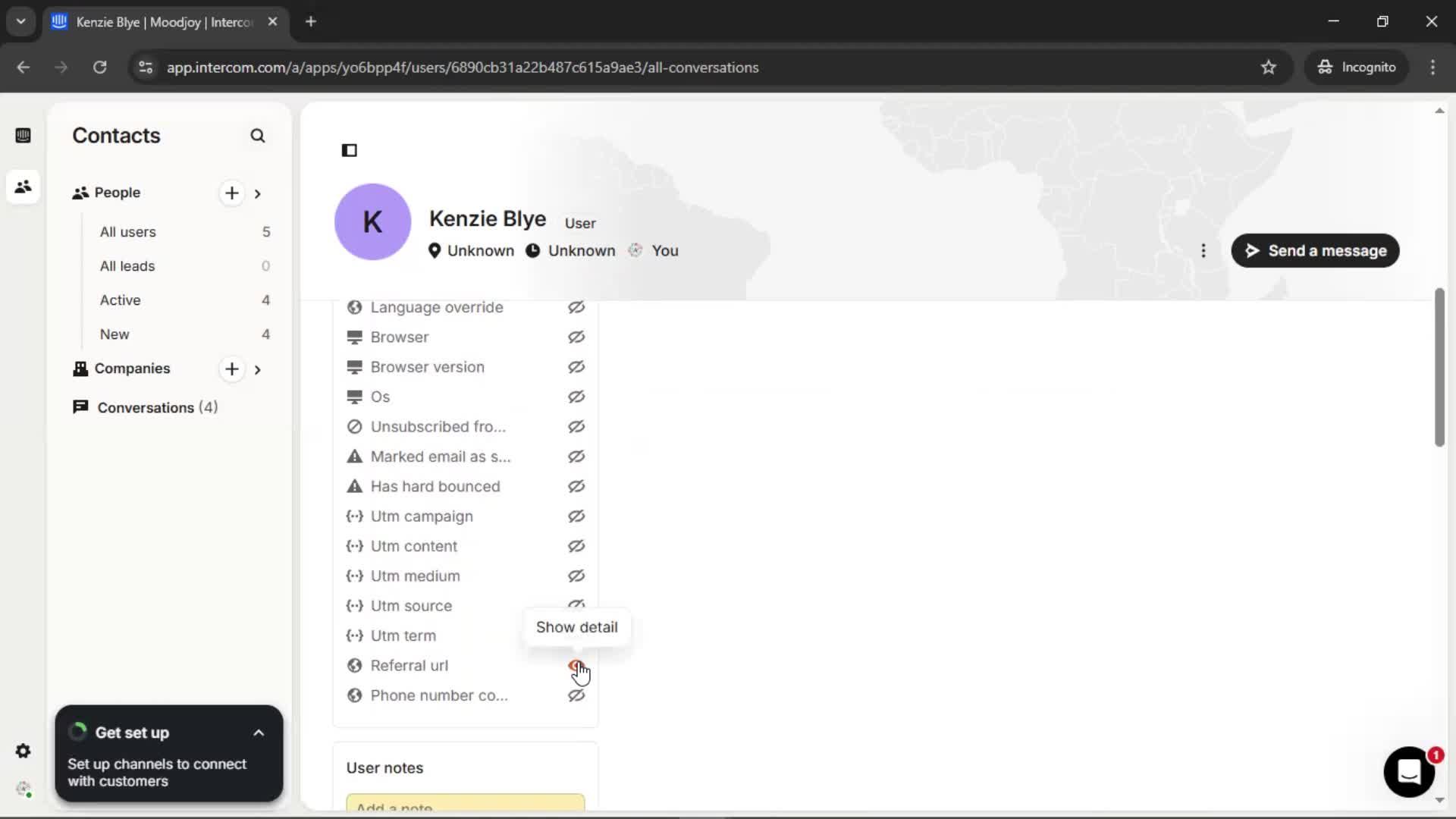 CRM screenshot