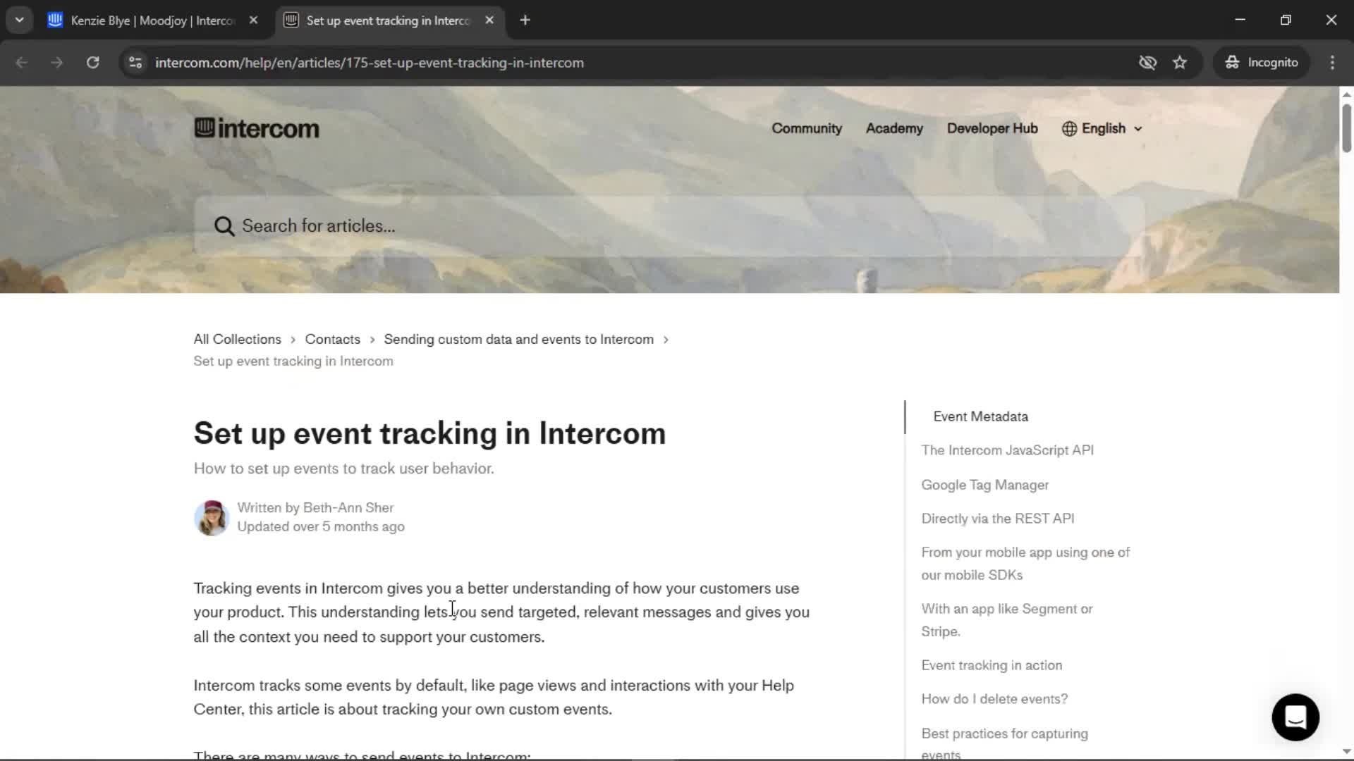 CRM screenshot